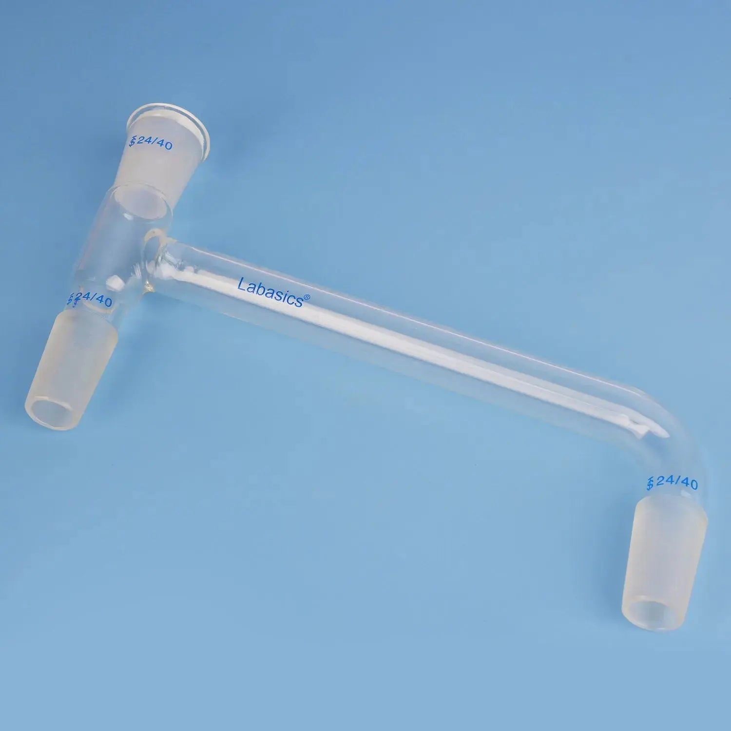 75 Degree Bent Glass Distilling Adapter Labasics
