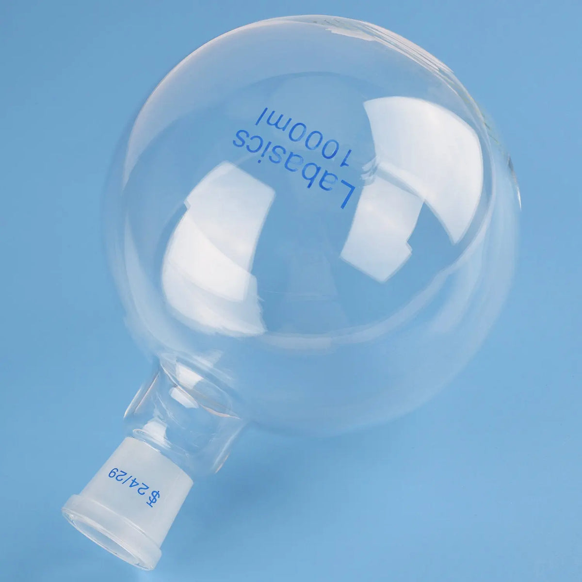 Single Neck Glass Flat Bottom Boiling Flask, 24/29 Standard Joint Labasics