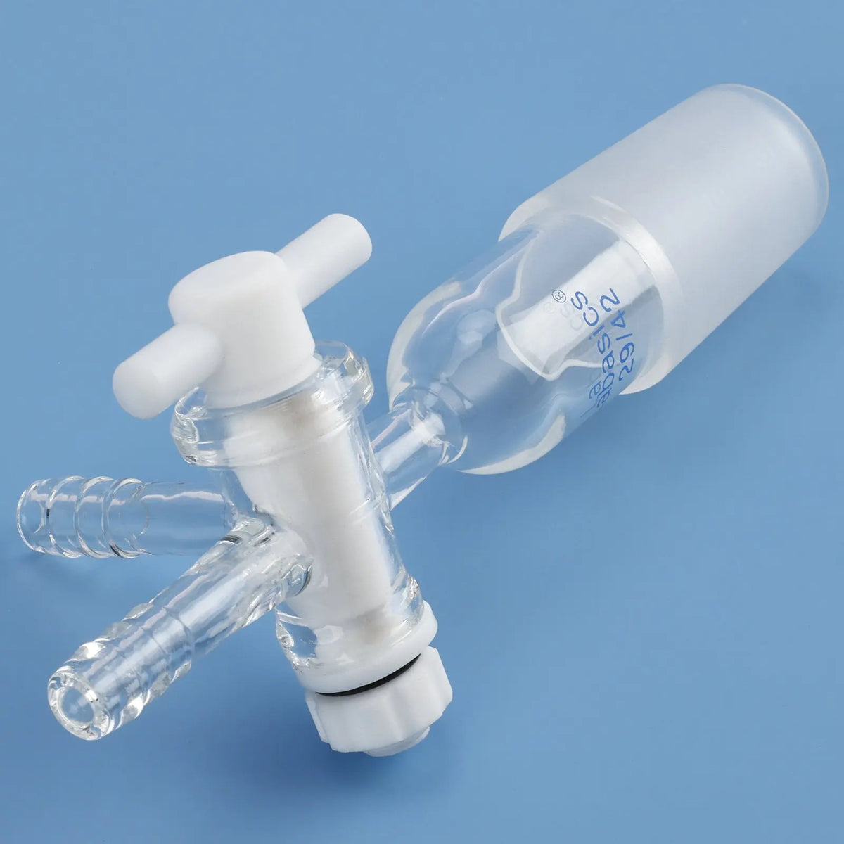 Vacuum Glass 3 Way Flow Control Adapter Labasics