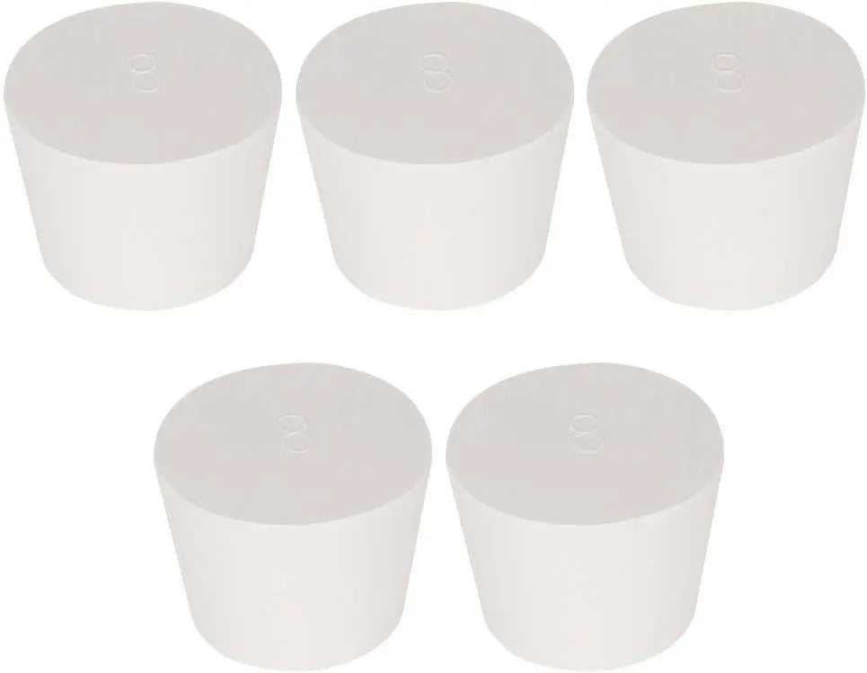 Solid Rubber Stoppers, White Labasics