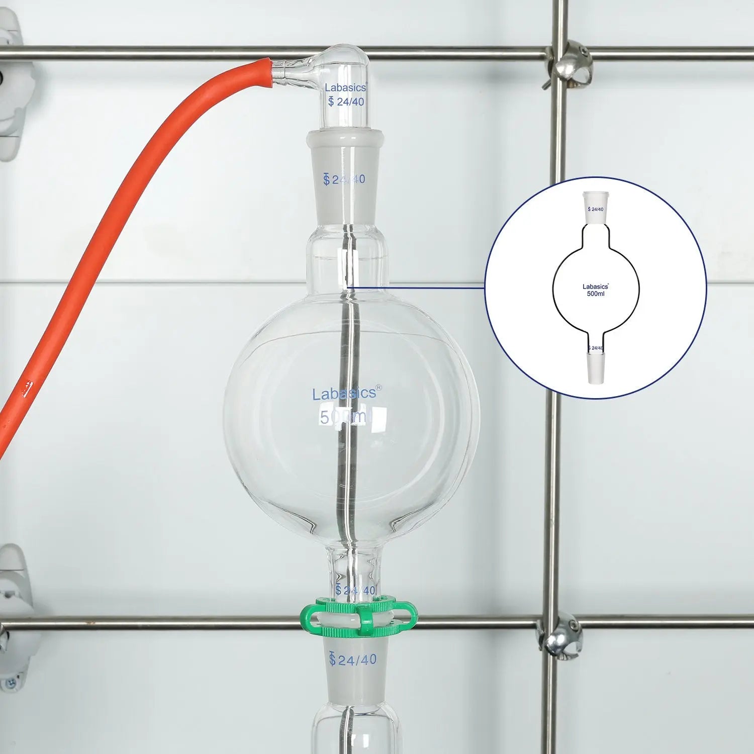 Chromatography Reservoir, 24/40 Joint, 50-500mL Labasics