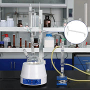 75 Degree Bent Glass Distilling Adapter Labasics