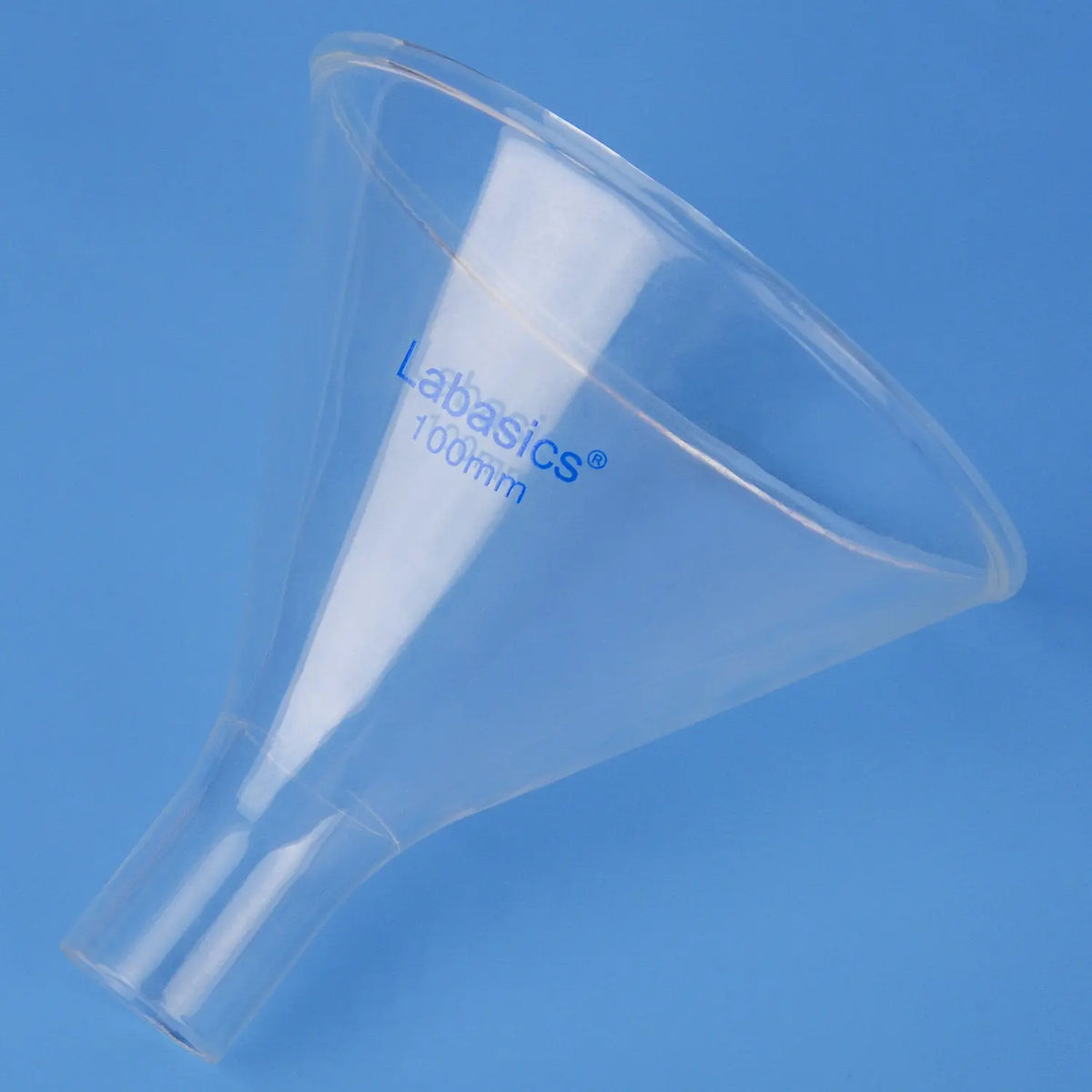 Glass Powder Funnel, 22 mm Stem Length Labasics