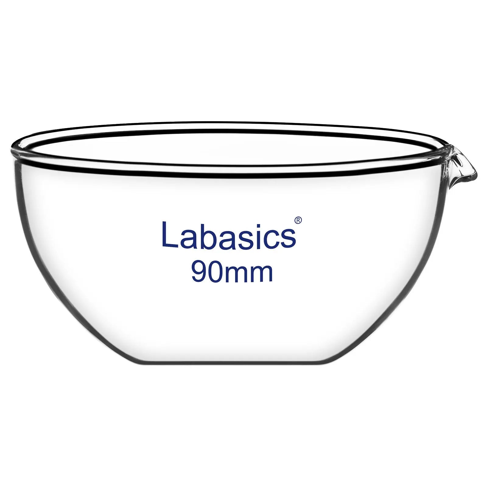 Evaporating Dish, Flat Bottom, 60-120 mm Diameter Labasics