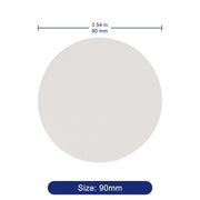 Qualitative Filter Paper, Slow Filtration Speed, 100 Pack, 55-90 mm Diameter Labasics