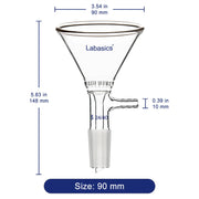 Glass Filter Funnel, 24/40 Inner Joint Labasics