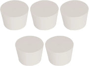 Solid Rubber Stoppers, White Labasics