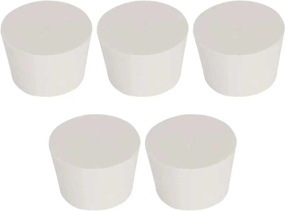Solid Rubber Stoppers, White Labasics