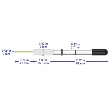 Ag/AgNO3 Reference  Electrode, 6 x 65 mm, Non-Aqueous Phase Labasics