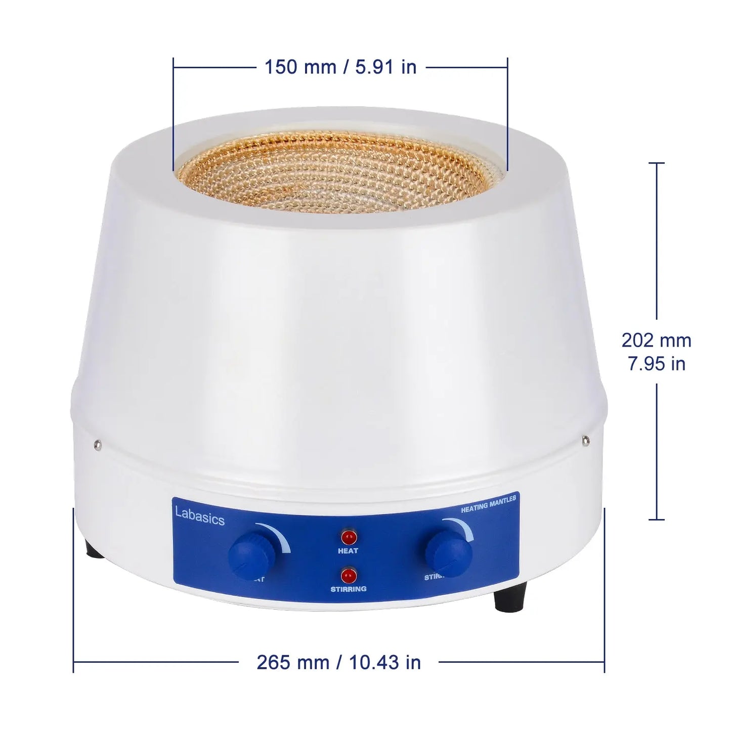 Heating Mantle with Magnetic Stirrer, 500-2000 mL Labasics