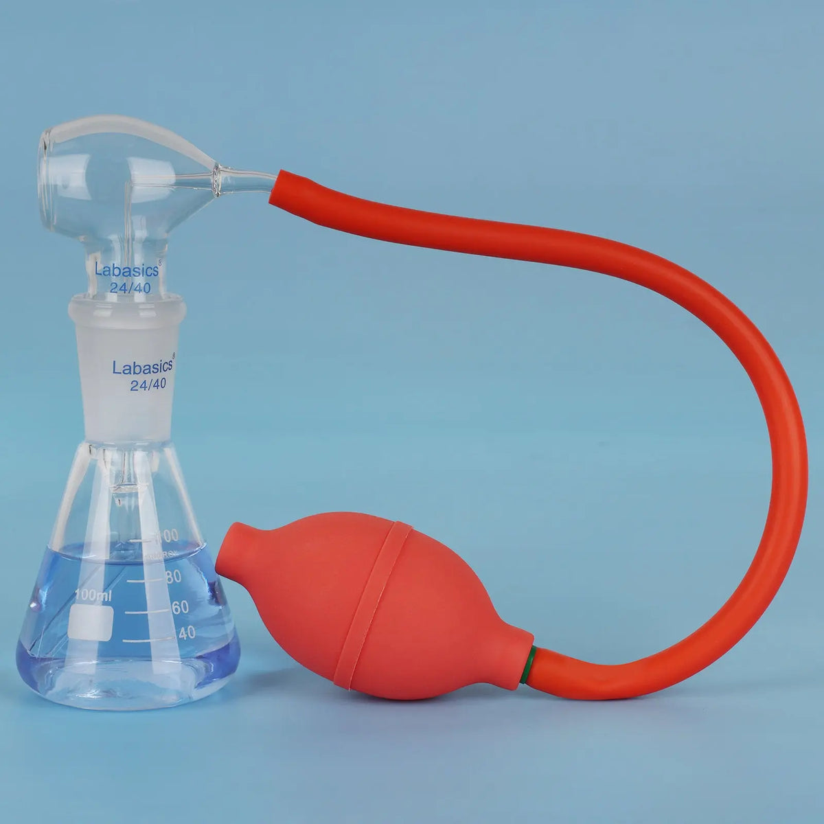 Color-developing spray bottle applying a controlled spray for thin-layer chromatography visualization