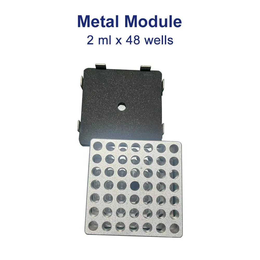 Metal module for bead mill homogenizer sample grinding and homogenization
