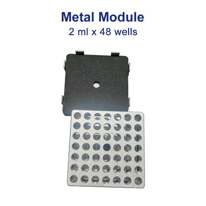 Metal module for bead mill homogenizer sample grinding and homogenization