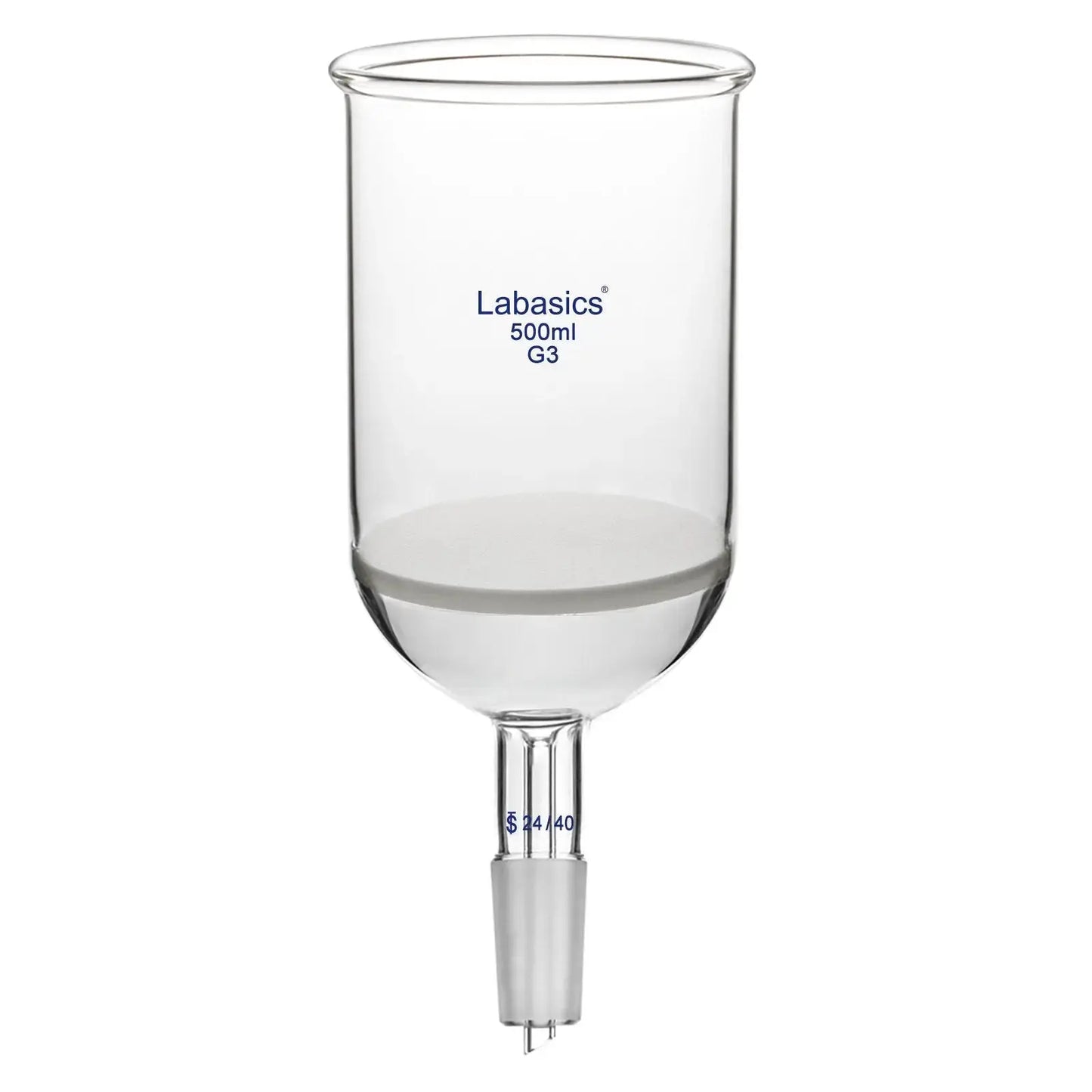 Labasics Buchner filtering funnel 500 mL with G3 frit and 24/40 joint