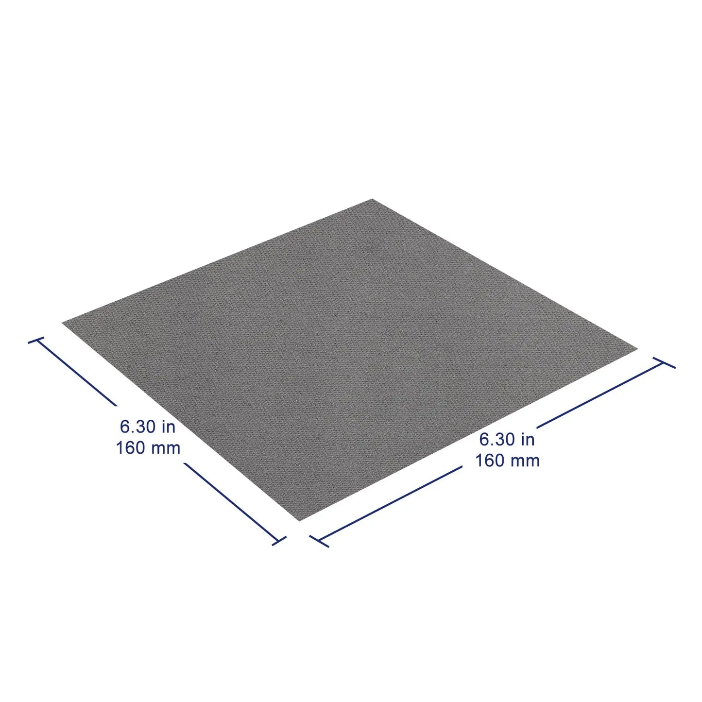 Carbon Cloth, Hydrophilic / Hydrophobic, Soft / Rigid, 16 x 16 cm, 0.33 / 0.35 mm Labasics