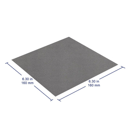 Carbon Cloth, Hydrophilic / Hydrophobic, Soft / Rigid, 16 x 16 cm, 0.33 / 0.35 mm Labasics
