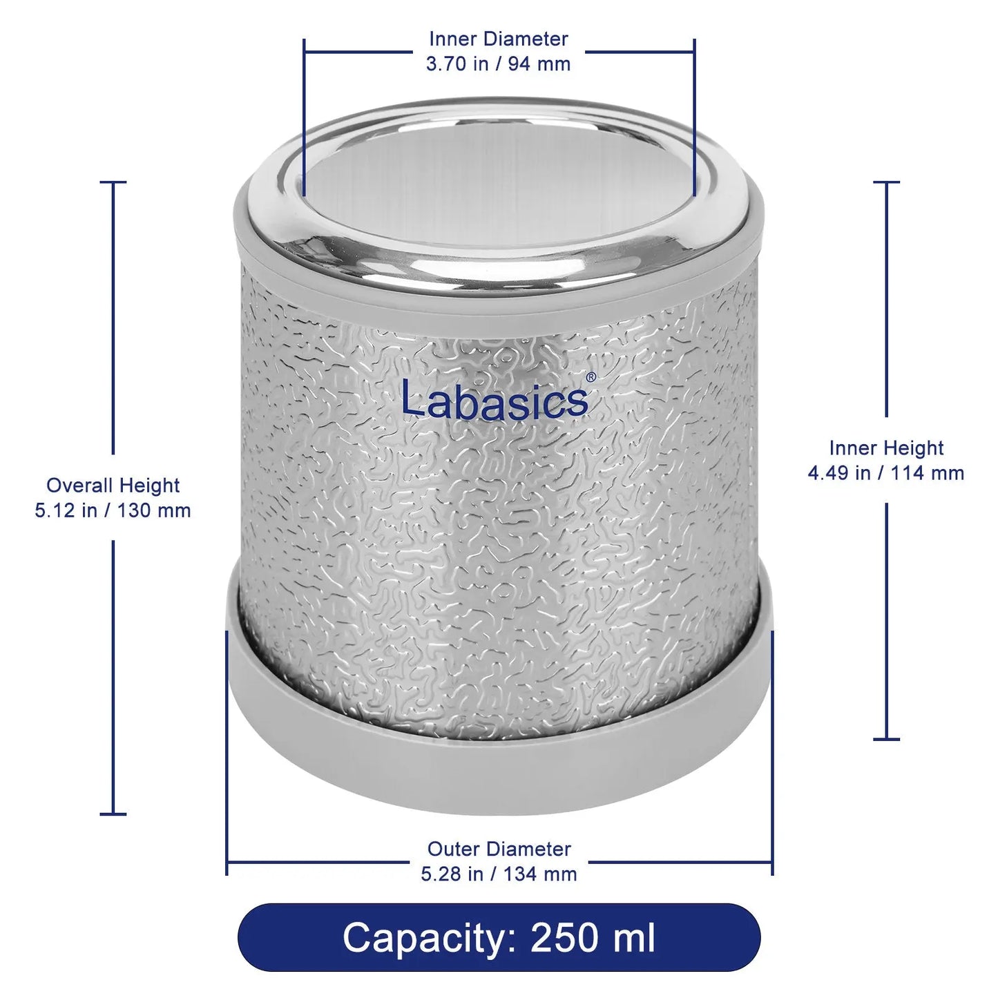 Dewar Flask, Low Form, Capacity 250 ml Labasics