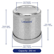 Dewar Flask, Low Form, Capacity 250 ml Labasics