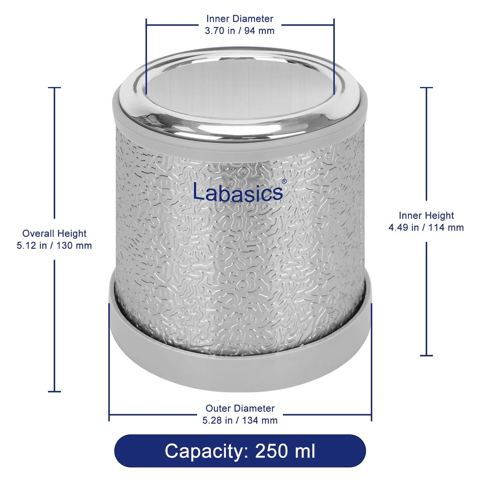 Dewar Flask, Low Form, Capacity 250 ml Labasics
