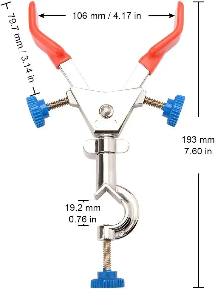 Dual Adjust Swivel Clamp, 2 Prong Labasics