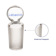 Glass Hollow Stopper for 24/40 Outer Joint Glass, 5 Packs Labasics