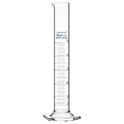 50 mL G3.3 borosilicate glass measuring cylinder with hexagonal base