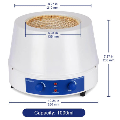 Heating Mantle with Magnetic Stirrer, 500-2000 ml Labasics