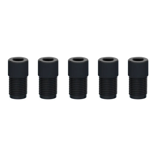 Electrode Knob Screw M12 Hollow Type, PP, for Electrolysis Cell Tubing or Electrode Interface, Chemical Resistant Laboratory Use