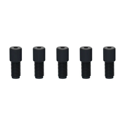 Electrode Knob Screw M6 Hollow Type, PP, for Electrolysis Cell Gas or Electrode Connection, Chemical Resistant Lab Component