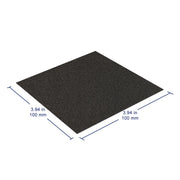 Hydrophilic Carbon Felt, Pre-Oxidized, 10 x 10 cm, 2.8 / 4.7 mm Labasics