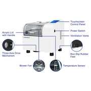 Incubated benchtop orbital shaker dimensions