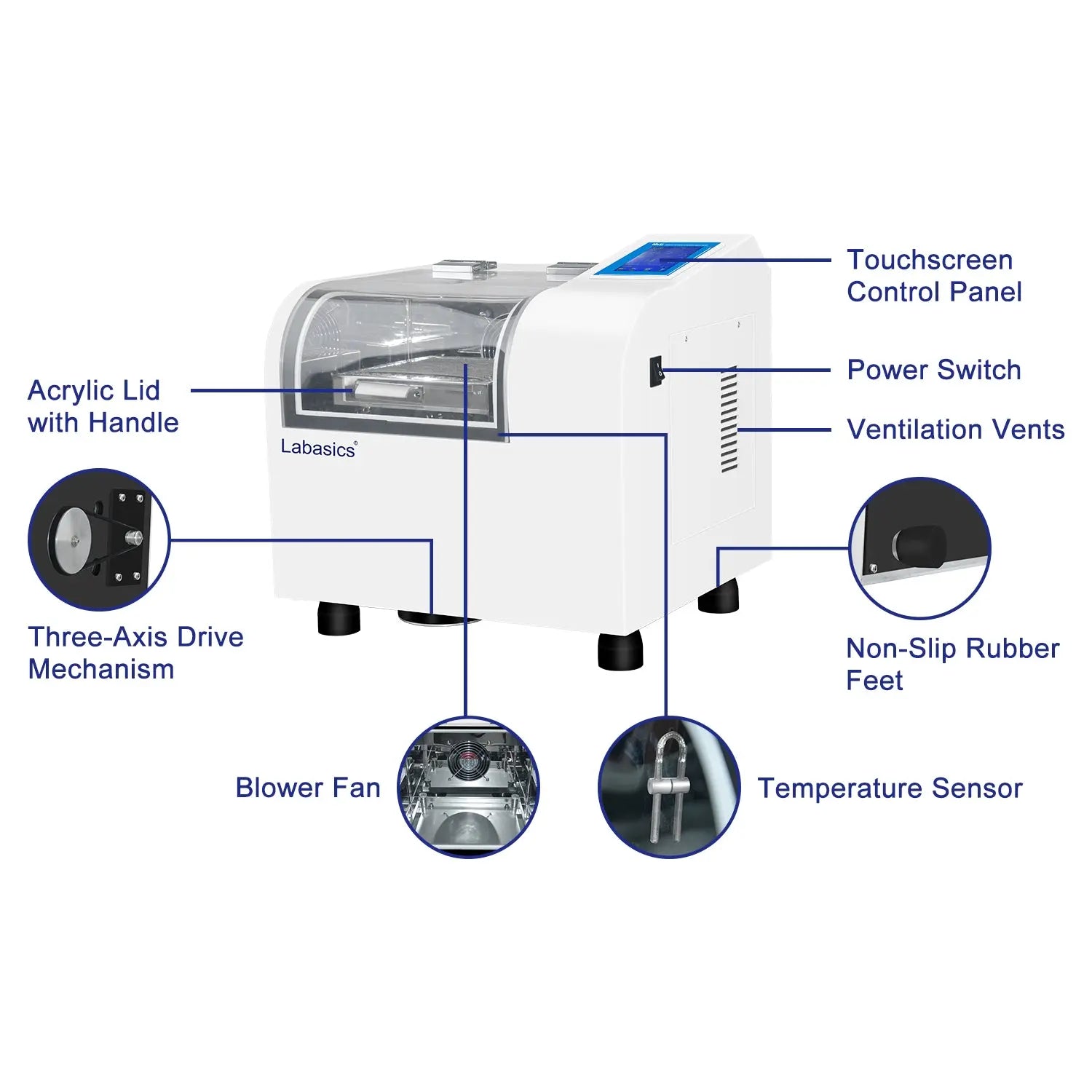 Incubated benchtop orbital shaker dimensions