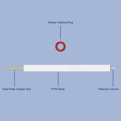 Platinum Column Electrode, 99.99% Purity, 1 x 5 mm Labasics