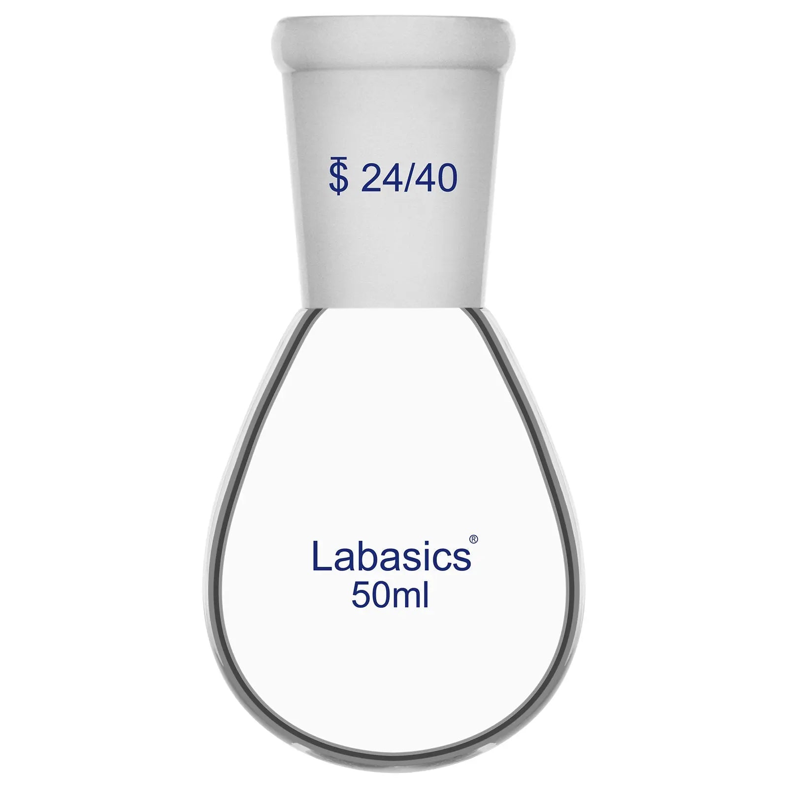 1 Neck Recovery Evaporating Flask, 24/40 Joint, 10-1000 ml Labasics