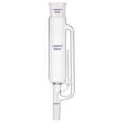 Soxhlet extractor glass apparatus, 45/40 top joint and 24/40 bottom joint, heavy-wall borosilicate, used for laboratory solid-liquid extraction and reflux system