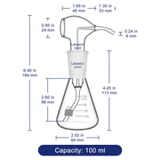 Color-Developing Spray Bottle with Rubber Bulb, 100 ml Labasics