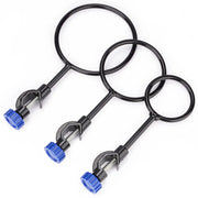 Lab Support Retort Ring Set, Black Labasics