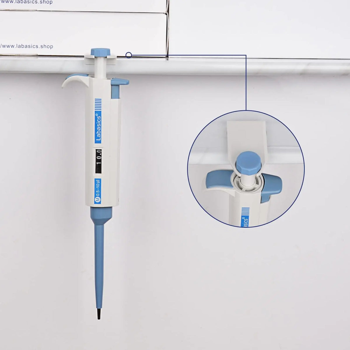 Channel Pipettor Controller with Replaceable Tip Cone Labasics