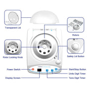 Mini Centrifuge, 4000-11000 rpm, Max 7100×g, Compatible with 1.5/2.0 mL Tubes Labasics