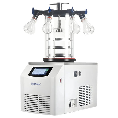 Laboratory freeze dryer with touchscreen control