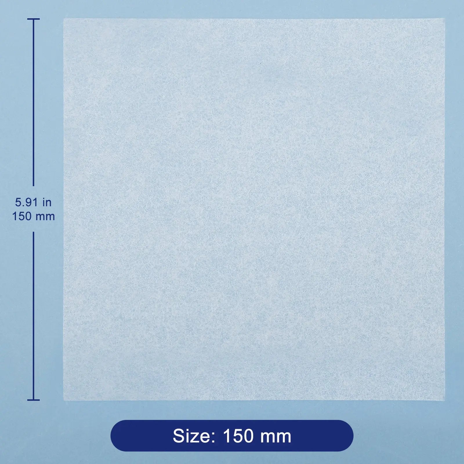 Nitrogen-Free Weighing Paper, 500 Pack, 75-150 mm Labasics