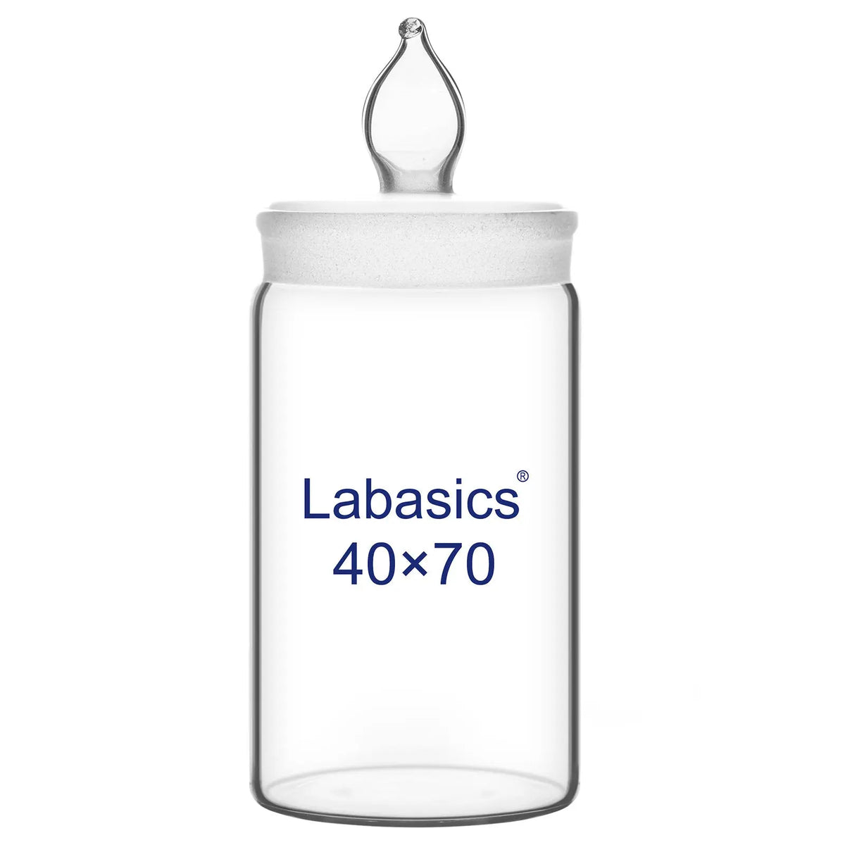 40 mm weighing bottle, borosilicate glass, ground stopper, lab sample weighing container