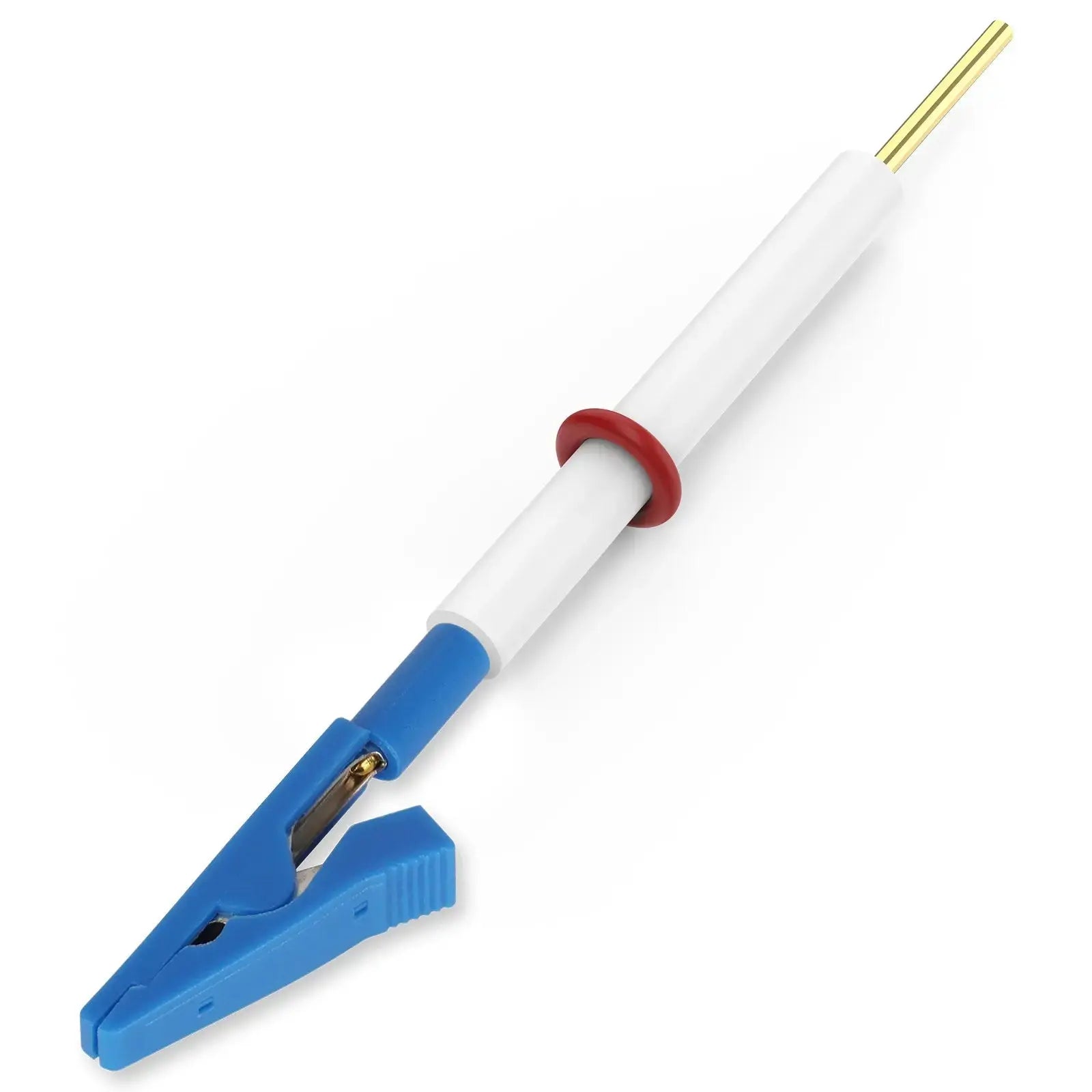 ptfe electrode holder detachable nickel plated alligator clip electrochemistry