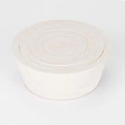 Vulcanized Rubber Filter Adapter Cone Bottom View with Tapered Design