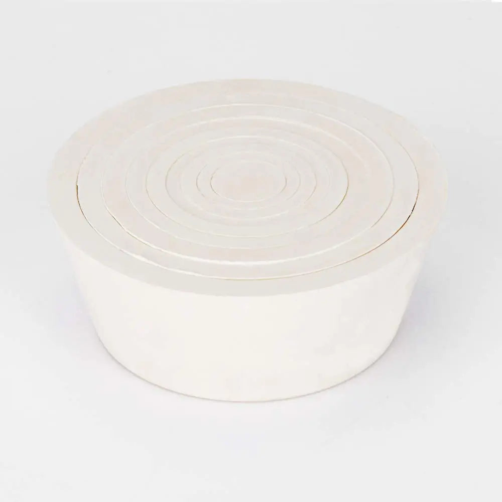 Vulcanized Rubber Filter Adapter Cone Bottom View with Tapered Design