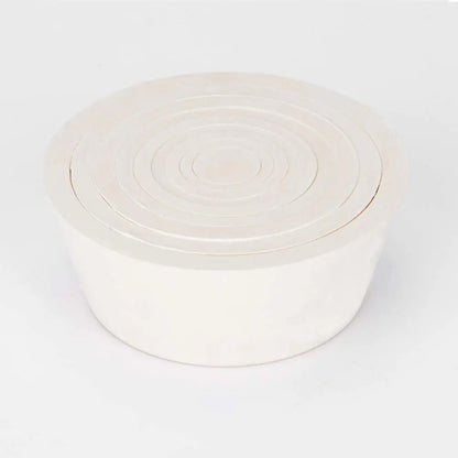Vulcanized Rubber Filter Adapter Cone Bottom View with Tapered Design