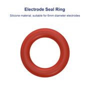 Silicone Seal Rings, 100-Pack, 2x5 mm / 5x9 mm, for Electrolysis Cell Connections Labasics