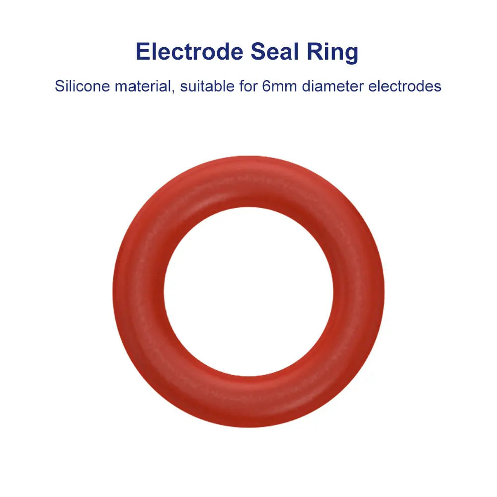 Silicone Seal Rings, 100-Pack, 2x5 mm / 5x9 mm, for Electrolysis Cell Connections Labasics