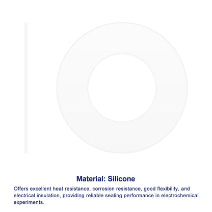 Silicone Sealing Gasket, 10-Pack, 10x24 mm / 15x30 mm, for Dual Electrolysis Cell Labasics Shop