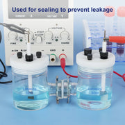 Silicone Sealing Gasket, 10-Pack, 10x24 mm / 15x30 mm, for Dual Electrolysis Cell Labasics Shop